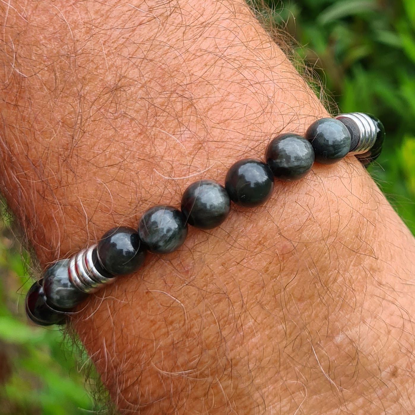 Bracelet "Rama" Oeil d'aigle 8mm