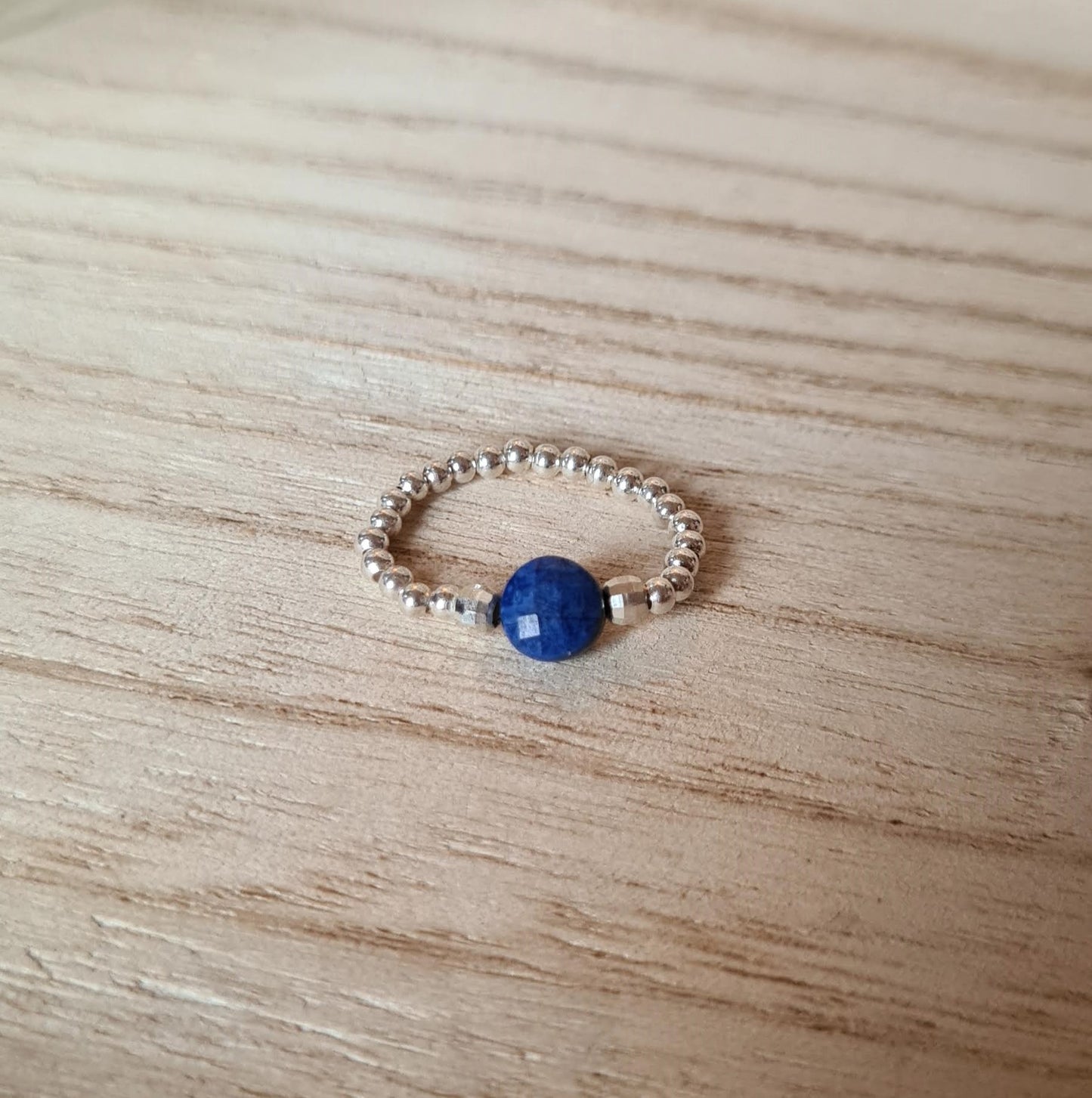 Bague"Nina" Dumortiérite Argent 925 ou Gold filled