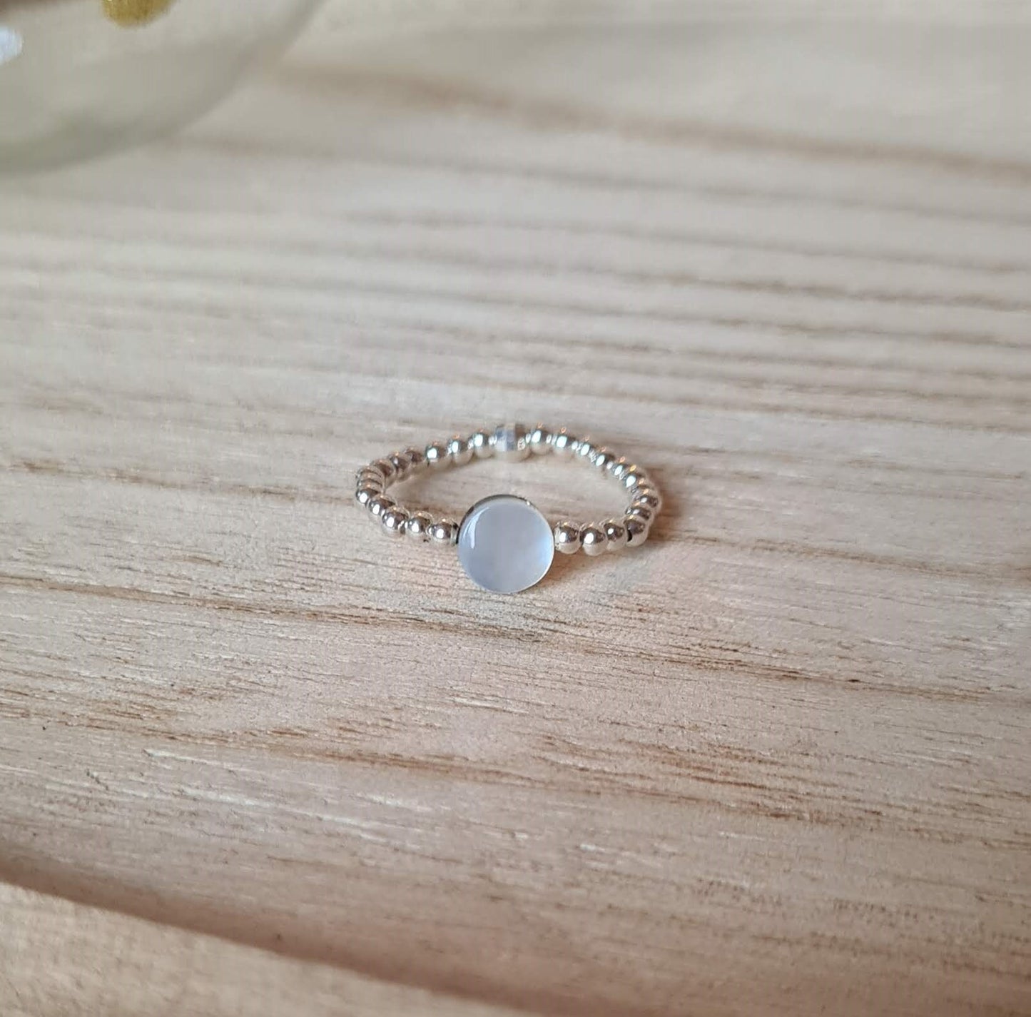 Bague"Nina" Nacre Argent 925 ou Gold filled