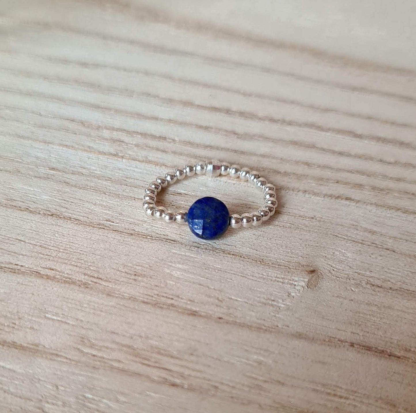 Bague"Nina" Lapis Lazuli Argent 925 ou Gold filled