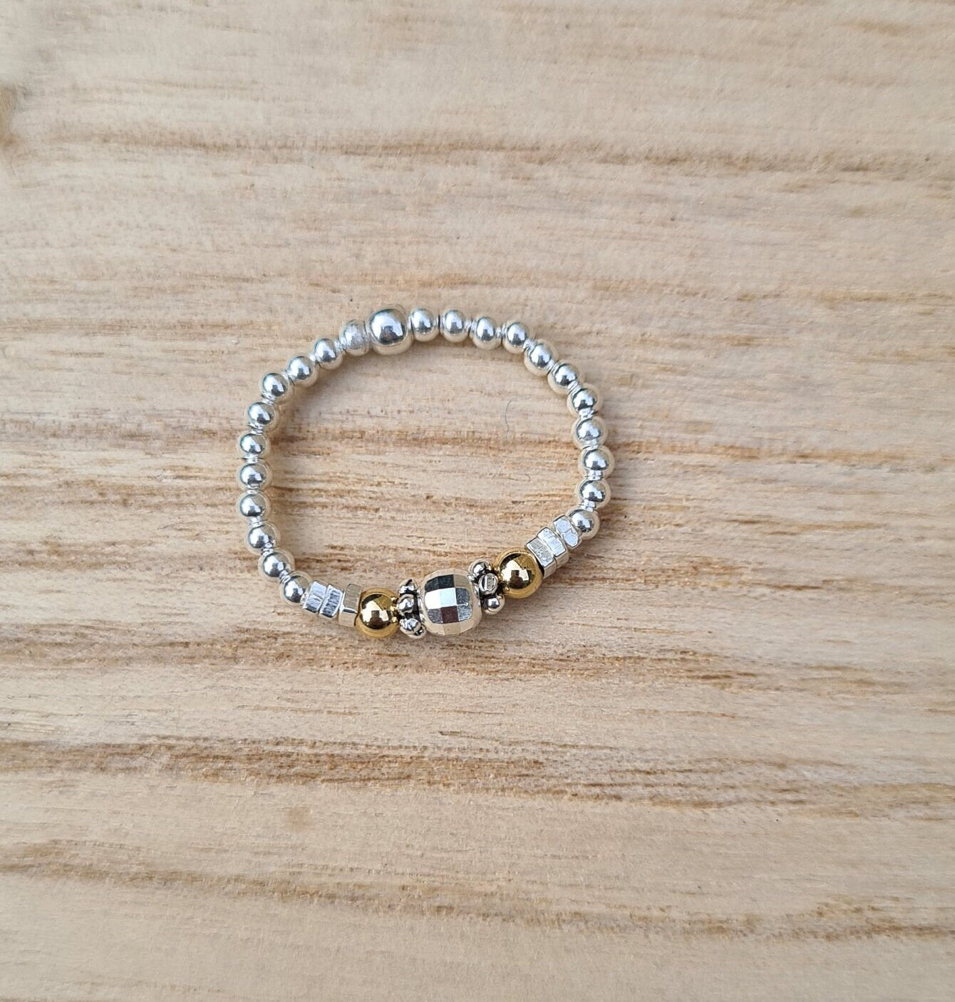 Bague"Lina" Argent 925 et Gold filled