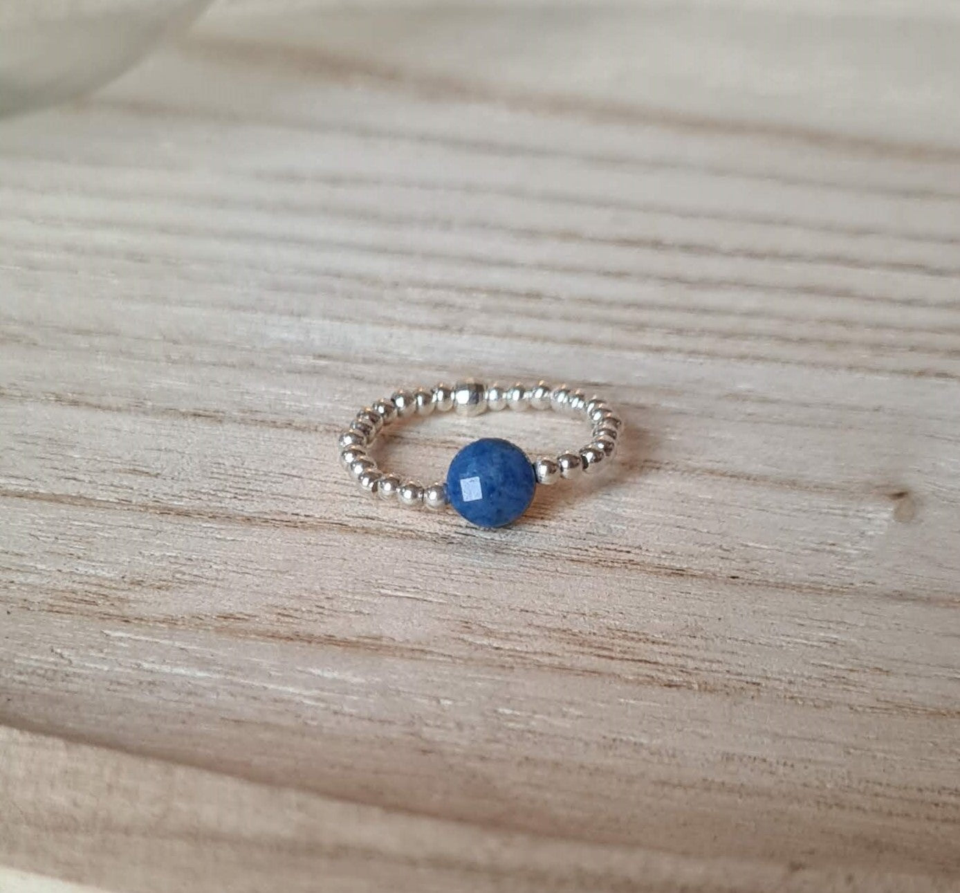 Bague"Nina" Dumortiérite Argent 925 ou Gold filled