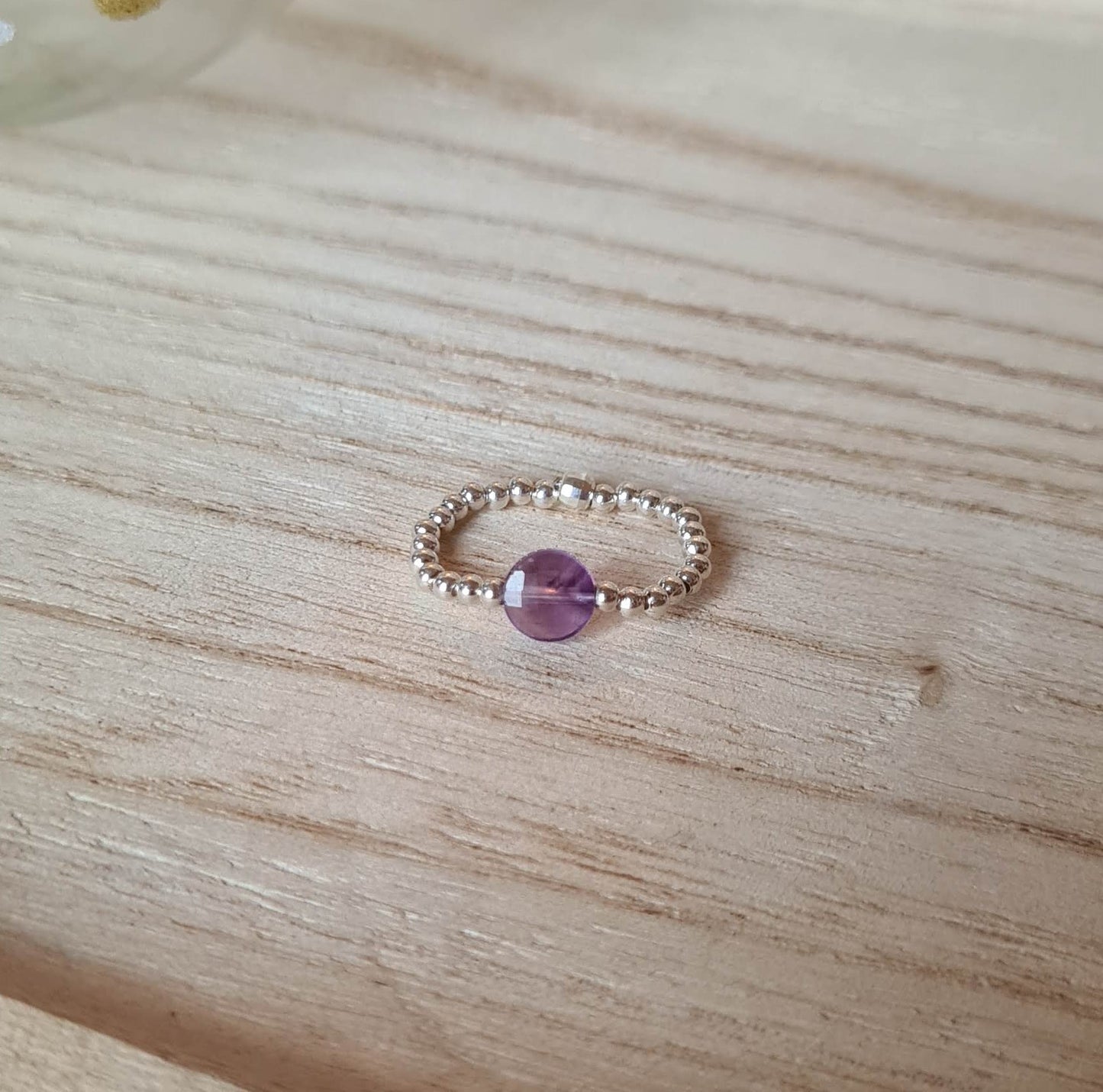 Bague"Nina" Améthyste Argent 925 ou Gold filled